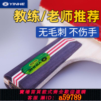 【台灣公司 可打統編】銀河乒乓球拍初學者學生球拍4星橫拍1只四星單拍01B兒童直拍正品
