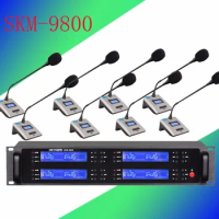 Pro microphone UHF 8 microphone wireless Gooseneck microphone Conference microfoon wireless microphone System