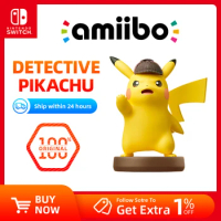 Nintendo Amiibo Figure - Detective Pikachu - for Nintendo Switch Game Console Game Interaction Model