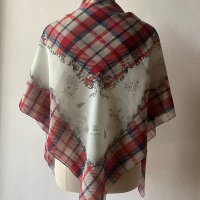 ‘Donna’ Cotton Square Scarf from Tassels Garden Series