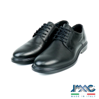 【IMAC】經典鞋襟壓線綁帶德比鞋 黑色(350090-BL)