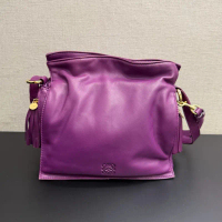 （Preloved-C1732) Loewe Mini  Flamenco Crossbody Bag Purple