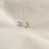 A.piece  จิวเงินแท้ [all silver 925] teddy bear piercing (ราคาต่อข้าง) คําแนะนําผลิตภัณฑ์ใหม่ของเดือ