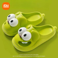 Xiaomi Spring Summer New Upgraded Cute Big Eyes Slipper Women Indoor Outdoor Bathroom Sandals Thick Sole Men's Beach Shoes