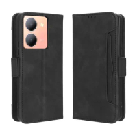 For VIVO Y36 4G 5G Premium Leather Wallet Leather Flip Multi-card slot Cover For VIVO Y27 Y 27 Y 36 