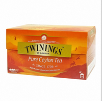 英國唐寧茶 TWININGS-極品錫蘭茶包 PURE CEYLON TEA 2g*25入/盒-【良鎂咖啡精品館】