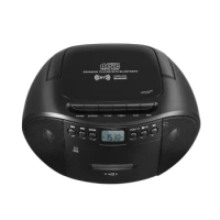 CD and Cassette Player ComboX, CD Player Bluetooth Boombox, AM/FM Radio, Stereo Sound with Remote Control,Tape Recording