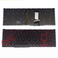 Germany Backlit keyboard For Acer Nitro 5 AN515-54 AN517-52 AN515-43 AN515-44 AN715 AN517-51 LG5P-N90BRL Red GR Layout