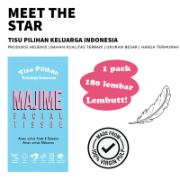 MAJIME TISSUE / TISU MURAH 2PLY 180 LEMBAR - 1 PACK - GROSIR TISU