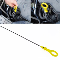 06H115611E For Audi A4 A5 Q3 Q5 VW 2.0T B8 B9 2009-2017 Auto Yellow Engine Oil Dipstick Car Engine Auxiliary Accessories
