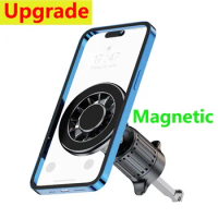 360° Rotating Car Universal Magnetic Phone Holder Support Car Phone Bracket For iPhone 15 14 13 12 Xiaomi Samsung Mobile Phone