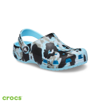 Crocs卡駱馳 (童鞋) 經典噴霧迷彩大童克駱格-208305-411