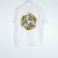 Kaos KENZO PARIS VERDY PRINTED MULTI TIGER BACK WHITE TSHIRT 100% ORIGINAL S