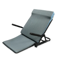【MEHOME 美好家】5段扶手靠背椅+靠背坐墊(沙灘椅/床上懶人椅)