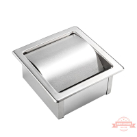 304不銹鋼入墻安裝暗藏廁紙盒嵌入式衛生間紙巾盒酒店暗裝手紙盒
