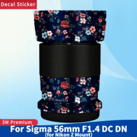 For Sigma 56mm F1.4 DC DN for Nikon Z Mount Camera Lens Skin Anti-Scratch Protective Film Body Protector Sticker 56/1.4 DCDN