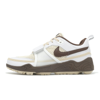 Nike x Travis Scott 休閒鞋 Zoom Field Jaxx 男鞋 棕 白 聯名 魔鬼氈 HQ3073-100