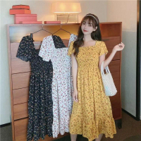 Đầm hoa thời trang phong cách cổ điển phối mảnh,tiểu thư caro hồng vay xinh đi tie c silk thoitrang 