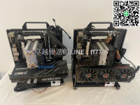 【卓越優選館】開放式主機殼matx電腦機箱機架鋁合金atx創意itx桌上型電腦箱主機小主機殼