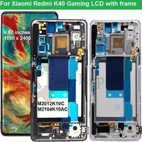 6.67''for Xiaomi Redmi K40 Gaming lcd display with touch panel digitizer for Xiaomi Redmi K40 Gaming Edition LCD