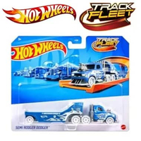 Hot Wheels Track Stars Track Fleet Semi Rodger Dodger Biru