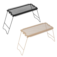 【Chill Outdoor】鐵製側邊桌 大款手提式折疊椅專用(組合桌 露營桌 折疊桌 露營摺疊桌 收納桌 拼接桌)