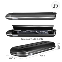 automatic cargo box for car roof rack sky box roof top cargo box