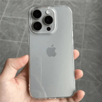 Simple large-hole transparent suitable for Apple 17 Pro Max phone case 16 Pro / 15 / 14 / 13 soft pr