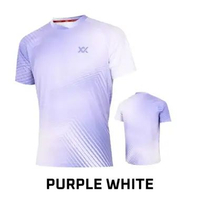 Kaos Jersey Badminton MAXX MXFT 118 Series M purple white
