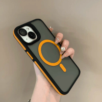 เคสโทรศัพท์มือถือแม่เหล็ก Dunjia สองสี เหมาะสำหรับ iP 15 Pro Max, 14, 13, 12, 11, เคสโทรศัพท์มือถือ
