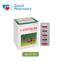 Viên uống L-Cystin B6 giúp đẹp da, giảm lão hoá da, khô da, thâm nám, tóc, móng chắc khoẻ [L cystine