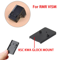 Tactical Glock Rear Sight Plate Base Mount Fit RMR VI SM Red Dot Sight for Tokyo Marui 17 18C 19 KSC KWA Hunting Gun Accessories