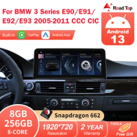 8+256G Android 13 Carplay Display For BMW 3 Series E90 E91 E92 E93 2005-2011 GPS Navigation Car Multimedia Player Touch Screen