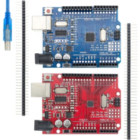 UNO R3 CH340G+MEGA328P SMD Chip 16Mhz For Arduino UNO R3 Development Board USB CABLE ATMEGA328P CH340 2.4 TFT