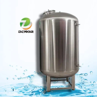 1000 Liter Stainless Steel Food Grade Single Layer Storage Tanks Chemical Olive Oil Storage Equipment Water Storage Tank