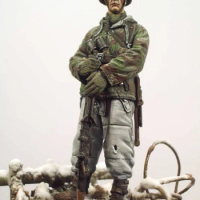 Unpainted Kit 1/35 The Infantryman, Ardennes 1944 Resin Figure miniature garage kit