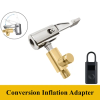 Air Pump Nozzle Adapter For Xiaomi Mijia Pump 1S With deflation Inflator Valve Connector Head Clip Metal Fast Conversion Car Inf