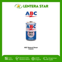 Baterai ABC Besar R 20 D BATTERY BATERAI BATU BATERE ABC R20 SIZE D UKURAN BESAR