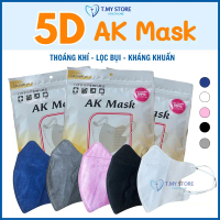 [Sắp hết hàng] [100 chiếc] Khẩu trang 5D AK Mask 3 lớp kháng khuẩn kiểu dáng thời trang hàng chính h