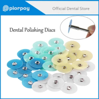 PIORPOY Dental 80 Disc Casting Coarse Reduced Contour Mandrel Stripe Kit Dental Material Tools Plastics Disposable Consumables