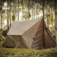 OneTigris ROCDOMUS Hammock Awning &amp; Hot Tent Wood Burning Stove Compatible Waterproof Outdoor Tarp Canopy/Rain Fly Camping Cover