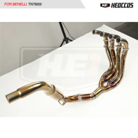HEO Titanium Performance Exhaust For Benelli 600 TNT600 BN600 Front Exhaust High Quality Manual Exhaust