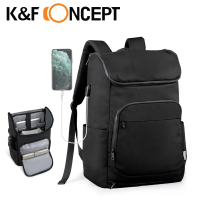 【K&amp;F Concept】BESCHOI 旅行背包 專業攝影單眼相機後背包 可放15.6 吋筆電(813010025)