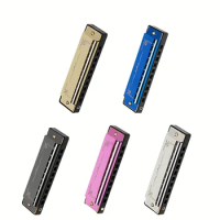 1pc 10 Holes Key Of C Blues Harmonica Mouth Organ WIDELY SPACED NOTES With Numbered Notes Beginners Educational Toys Gifts
