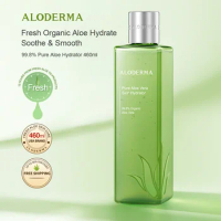 ALODERMA 99.8% Natural Organic Pure Aloe Vera Multifunctional Toner 460ml Hydrating Soothing Repairing Skin Hydrator Skincare