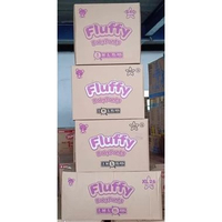 FLUFFY PANTS S40 / M30 / L26 (1 KARTON ISI 6 BALL) POPOK BAYI CELANA L-26
