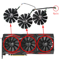 New 87MM T129215SU T129215SM DC 12V 0.50AMP 4Pin For ASUS GTX980Ti R9 390X 390 GTX1070GraphicsCardFans With Start Stop Function