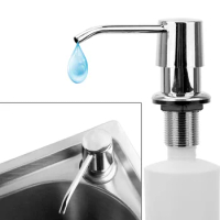 Kitchen Liquid Soap Dispenser Sink Liquid Soap Bottle Pumps 300ml Hand Wash Detergent Bottle
