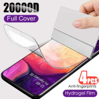 4PCS Hydrogel Film for Samsung Galaxy A55 A13 A53 5G A73 S21 FE Plus S22 S23 S24 Ultra For Samsung A52 A35 A25 A15 A22 A32 Film