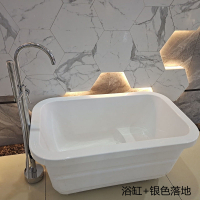 優樂悅~浴缸小戶型 深泡小浴缸迷你坐式保溫泡澡缸獨立式浴盆家用浴缸盆